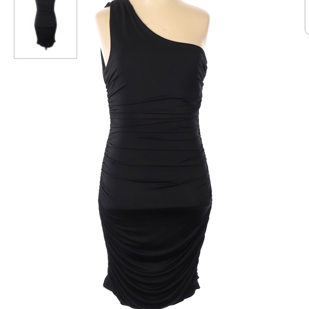 One Shoulder Little Black Dress